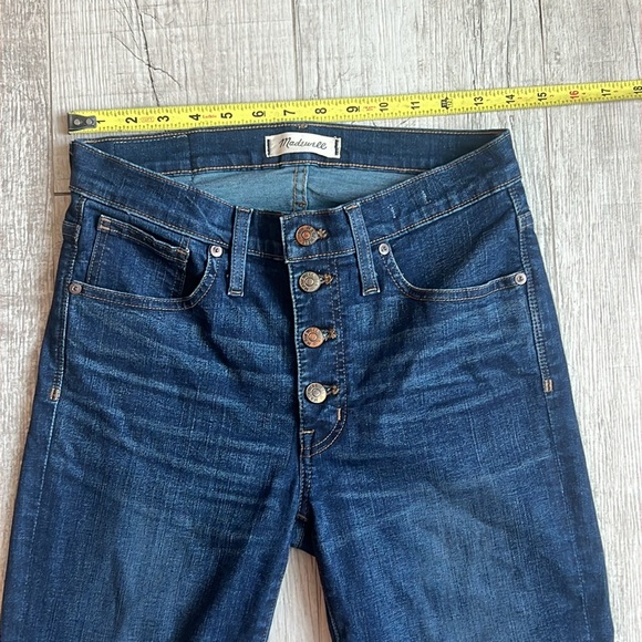 Madewell 9” High-Rise Skinny Jean Women’s Size 27 Button Fly - Picture 5 of 13
